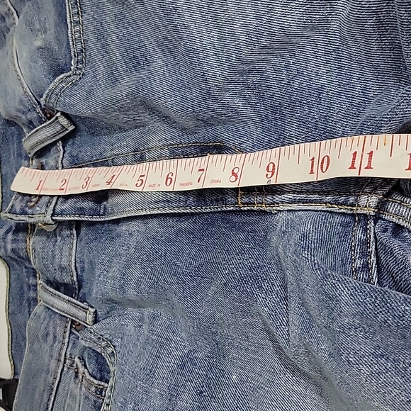 Vintage Men's Levi 514 Jeans | Distressed Blue Stone Washed| Size 34 W 32 L - Picture 4 of 12